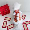 New Year Warm Pet Costume Cute Lion Dance Cloth Dog Clothes for Small Medium Dogs Teddy Schnauzers