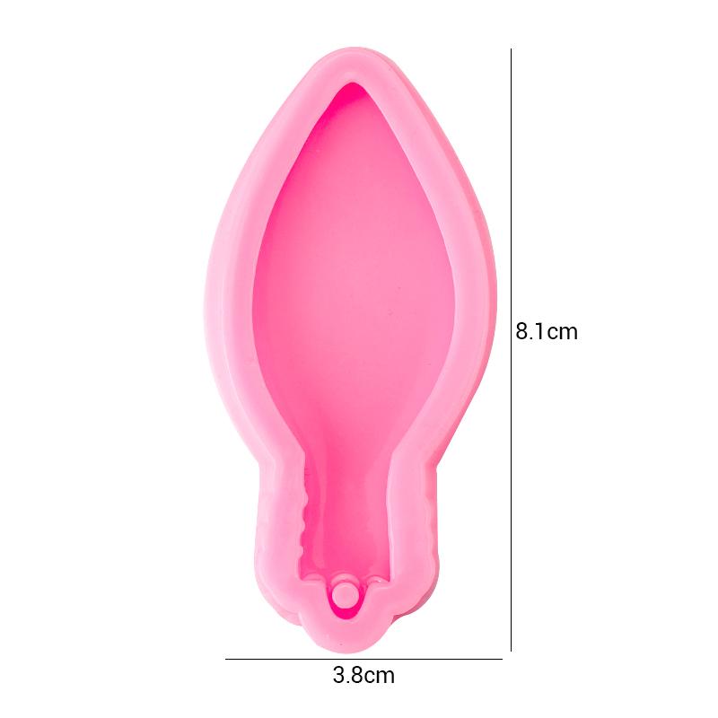 Heart Shape Keychain Casting Silicone Molds Dog Paw Print Resin Molds for Key Chain Pendant Making Epoxy Resin Craft Jewelry DIY