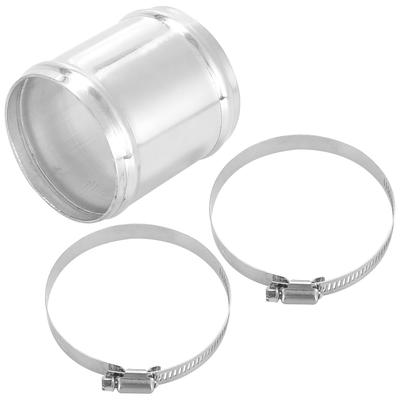 X AUTOHAUX Zestaw złączek do węża z 2 zaciskami Stop aluminium Średnica zewnętrzna 70 mm Długość 76 mm