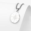 Tree Compass Pendant Necklace Simple Vintage Jewelry Necklace Gift for Women