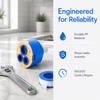 40mm Size Ceramic Cartridge 3 Holes Ceramic Disc Cartridge Faucet Valve  Single Handle Faucet