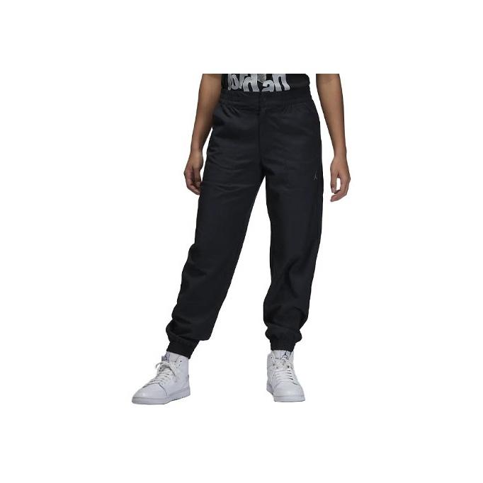Jordan High-Waisted Joggers with Elastic Cuffs Women Bottoms Black DZ3375-010