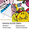 Mr. Men Little Miss Custom Name Wall Tapestry Aesthetic Wall Hanging Printed Fabric Blanket Decorative Tapestries for Bedroom Living Room Home Decor