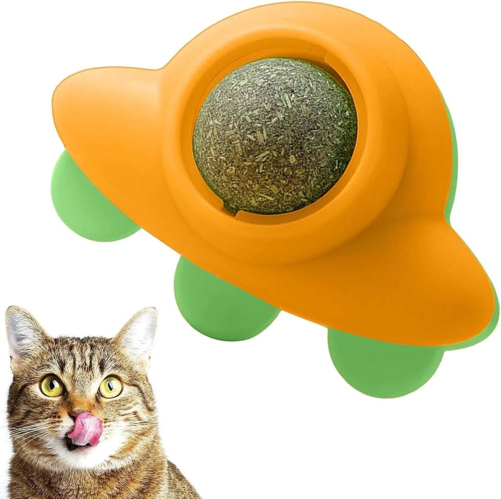 Catnip Balls Toy Funny Lickable Cat Snack Catnip Ball Kitten Playing Chewing Cleaning Teeth Toy For Small Medium Pet Supplies