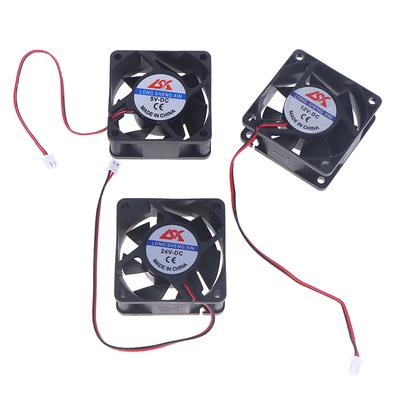 5V/12V/24V Soğutma Turbo Fan Fırçasız 3D Yazıcı Parçaları 2Pin Ekstruder İçin Dc Soğutucu Üfleyici Parça Siyah Plastik Fanlar