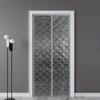 Magnetic Thermal Insulated Door Curtain – 37.4"x82.7" Self-Sealing Energy Saving Curtain for Home, Blocks Draft, Dust & Insects