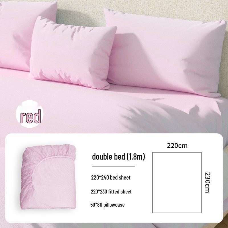 Four-Piece Disposable Bedding Set: Mattress Cover, Bed Sheet & Duvet Cover for Double Beds, Ideal for Naked Sleeping & Hotels