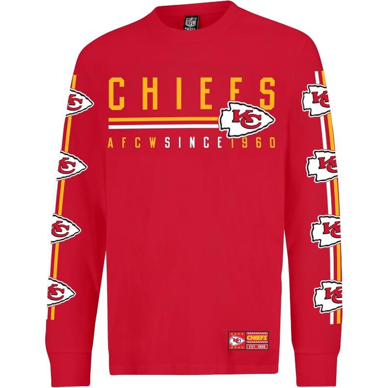 Ultra Game Men's NFL Official Super Soft Supreme Long Sleeve T-Shirt