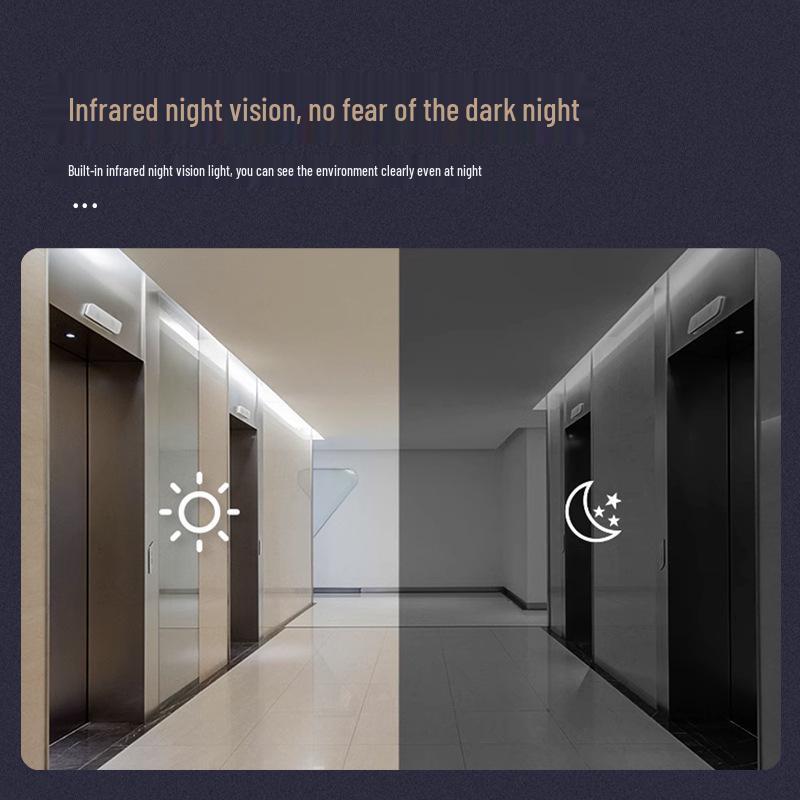 Smarte kabellose Tuya Video-Türklingel mit WLAN-Fernüberwachung, Gegensprechanlage und Nachtsicht