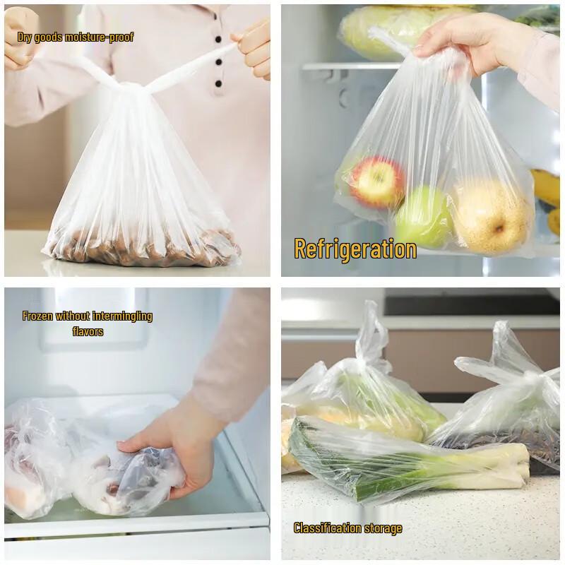 Miaojie Heavy Duty Extra Large Vest-Style Food Storage Bags
