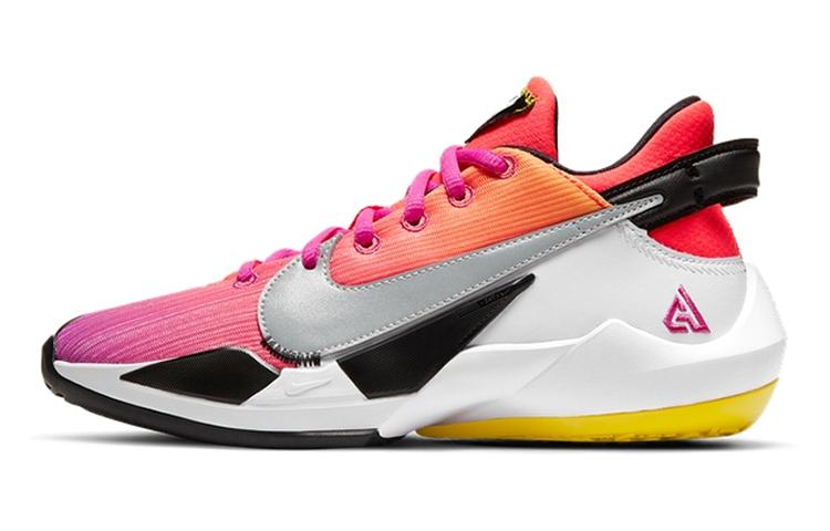 Nike Zoom Freak 2 Bright Crimson Fire Pink GS CT4592-600 37.5