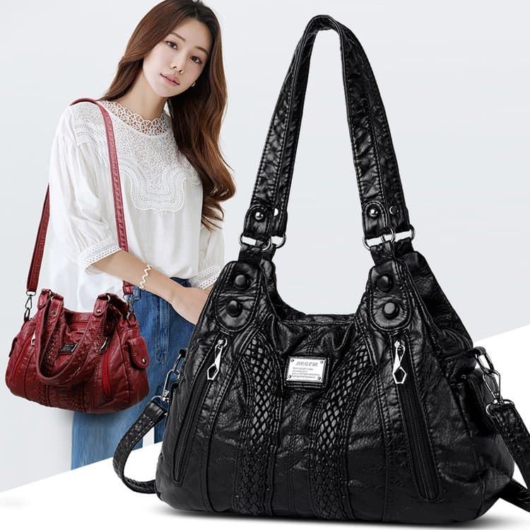 Women's Large Capacity Handheld Shoulder Crossbody Bag