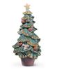 LLADRÓ Christmas Tree Figurine. Porcelain Christmas Tree Figure.