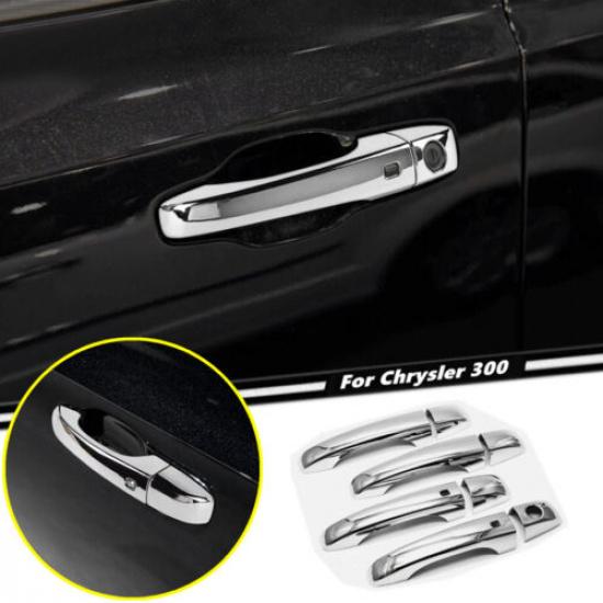 Fit For 2011 -  Chrysler 300 ABS Chrome Smart Keyless Door Handle Cover Trim