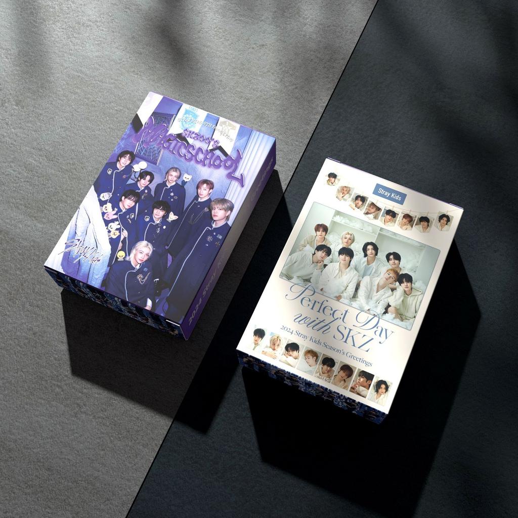 55pcs/Set Box Stray Kids Lomo Cards Ginet Karma Do It ATE Album Themed Photocards Hyunjin Collection For Fans Oddinary XGift
