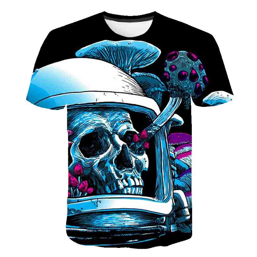 Dětský astronaut 1-14 let Tričko s 3D potiskem Kluci Dívky Trička Trička Harajuku Streetwear Letní Dětské Kreslené Anime Topy