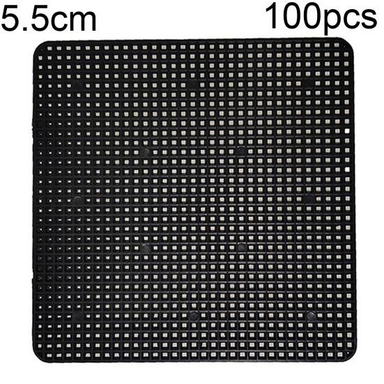 50Pcs/100Pcs Hollow Square Flower Pot Mat Bonsai Breathable Mesh Pad Cushion