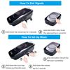 Wireless Doorbell, Waterproof Doorbell, 1 Button, 1 Receiver, 60 Ringtones, 5-level Volume Adjustment, European Standard Plug.