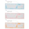Waterproof Silicone Keyboard Foldable Silent Keyboard Portable USB Wired Keyboard  Office Travel