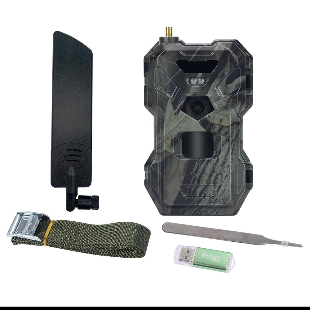 

4g 30mp 2k Outdoor Hunting Trail Camera with App Control Night Vision Trap Game 120° Wireless Cellular Wildlife Cam with Tf Card only HC880Pro