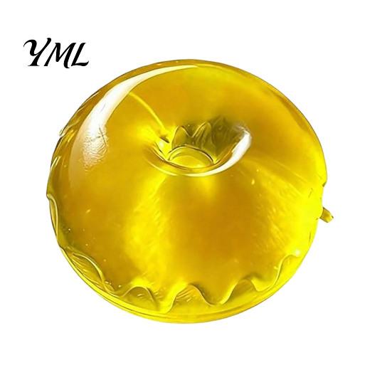 Sensory Play Materials Coconut Oil Squeeze Toy, Donut Ball, Handmade Calming Toys for Focus Slow Rebound Fidget Toy Stress Relief
