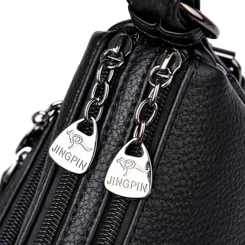 Stylish PU Shoulder Bag for Women Fashionable Crossbody Bag with Multiple Pockets Daily Use Tote Bag