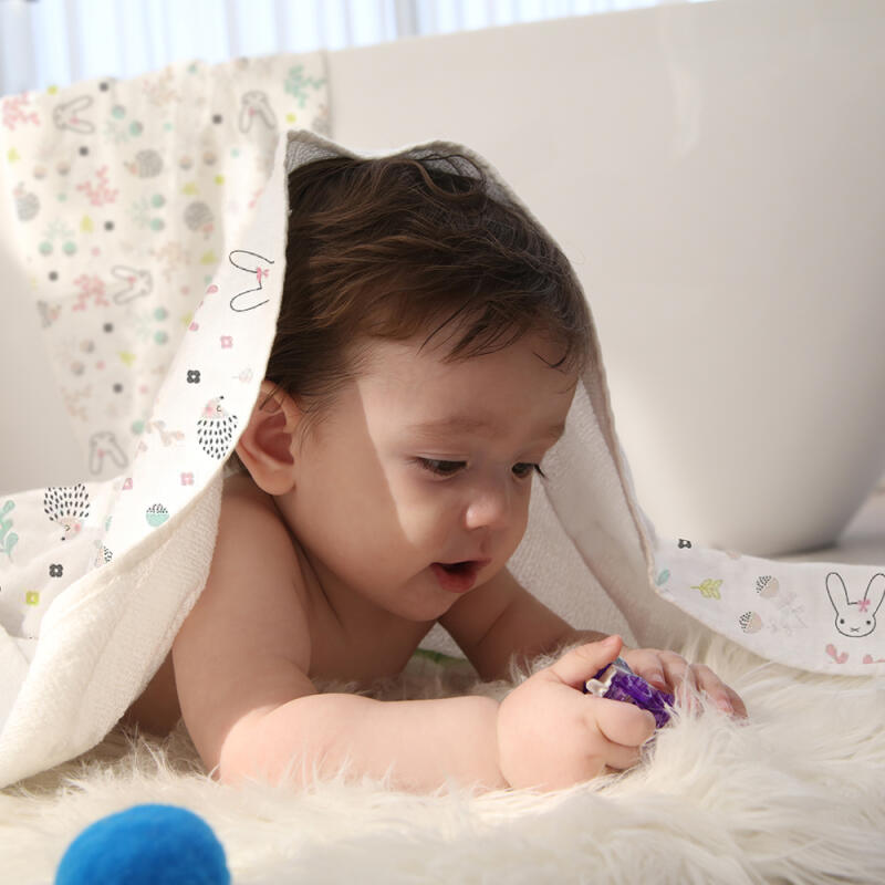 

Limited Totori Double-Sided Baby Bath Towel 1 Sheet Newborn Bath Towel 12. Hello Lion