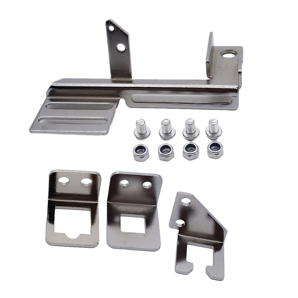 1 Set Replacement Kickdown Chrome Steel Carburetor Linkage Bracket Throttle Cable Bracket Mount Kit for SBC BBC Holley