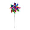 2pcs Bird Windmill With Fast Wind Speed, Light-emitting Orchard And Vegetable Garden Bird Scarer