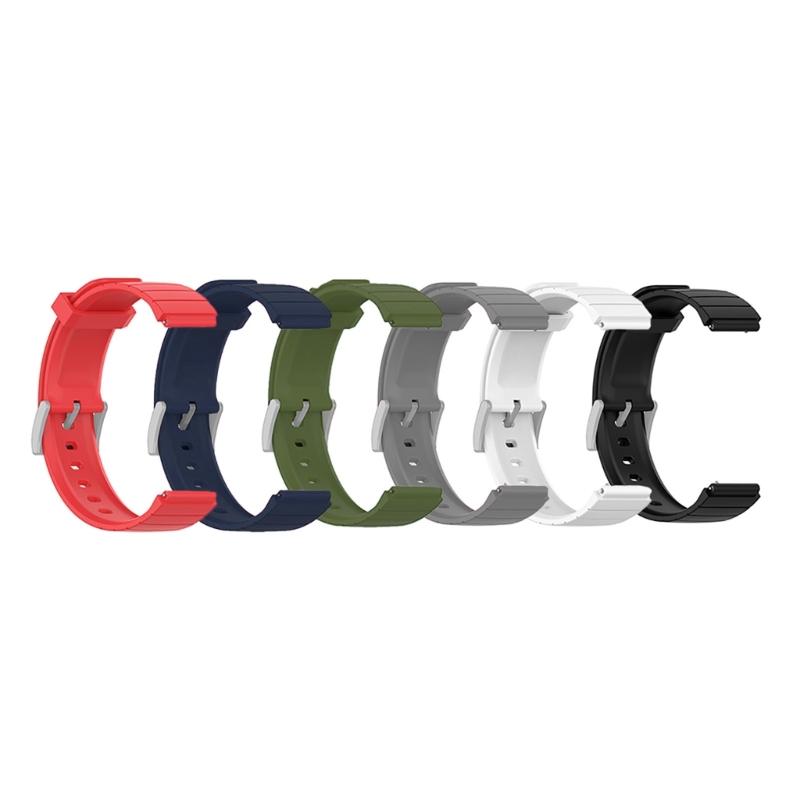 Anti-scratch Silicone Band-Strap Compatible for Mibro GS Smartwatch Bracelet Comfortable Wristband Sport Belt Waterproof