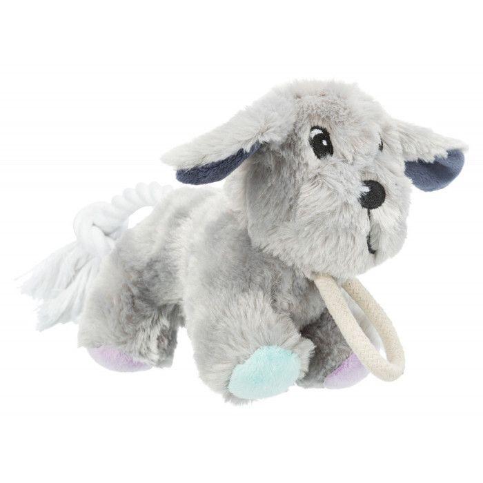 Plyšová hračka pro štěně - TRIXIE - Model Junior - Vícebarevný - 24 cm - Polyesterová šňůra