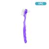 1/5Pcs Double Sided Denture Toothbrush Invisible Braces Cleaning Brush For Men Women False Teeth Brush Oral Cleaning Tools