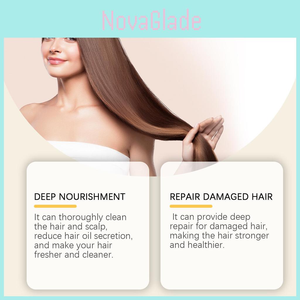 Eelhoe Hair Care Set Gentle Nourishing Repair For Dry Frizzy Shiny Strong Hair