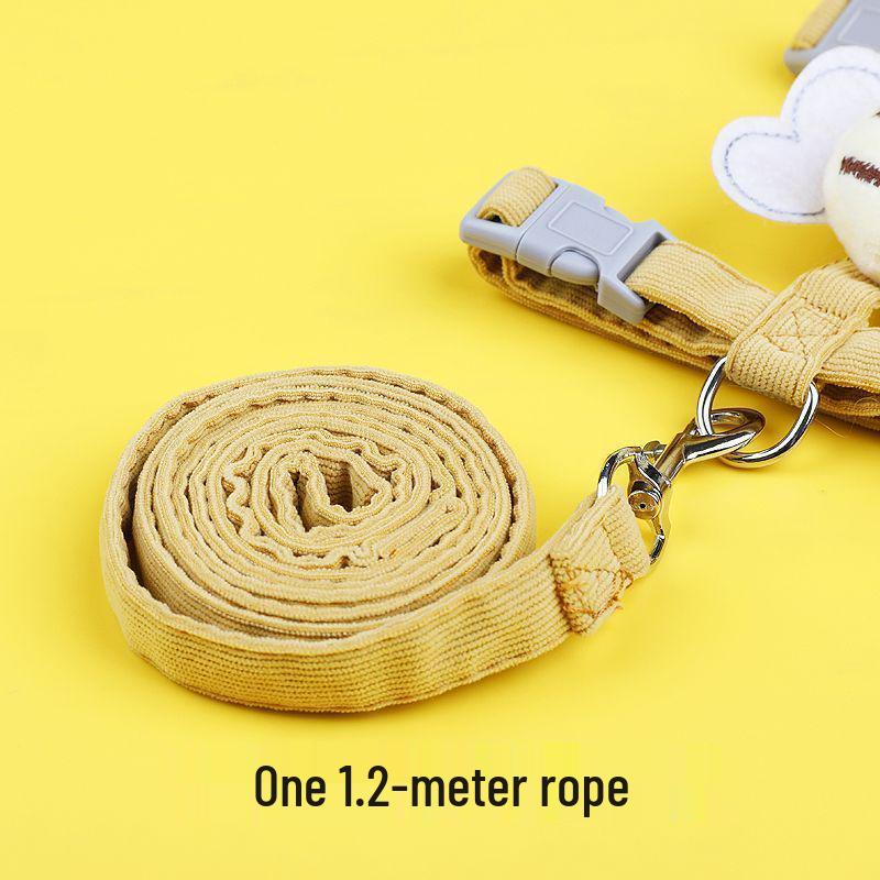 Adjustable Anti-Escape Cat Harness and Leash for Walking S (Recommended for 1kg-3kg)