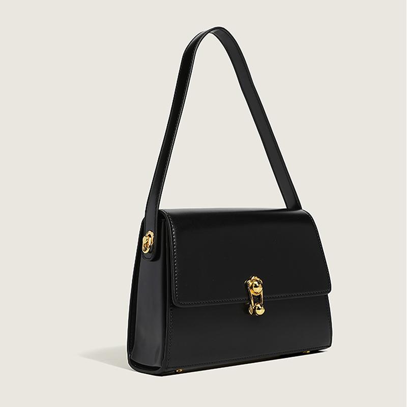 New Minimalist and Trendy Retro Style Portable and E Shoulder Briefcase Suitable for Daily Commuting and Short Business Trips