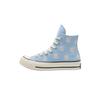 Chuck 70 High Embroidered Daisies - Blue It Unisex Sneakers White Black A16763C