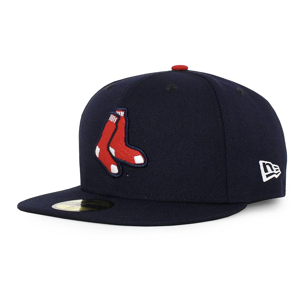 [New Era] 59FIFTY Boston Red Sox [MLB ON-FIELD AUTHENTIC GAME FITTED CAP] BOSTON RED SOX Navy Hat 5950 (7-38 (approx. 58.7 Cm)) [Used]