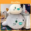 Marine Life Plush Seal Pillow With Pp Cotton Filling For Ocean Museum Souvenir