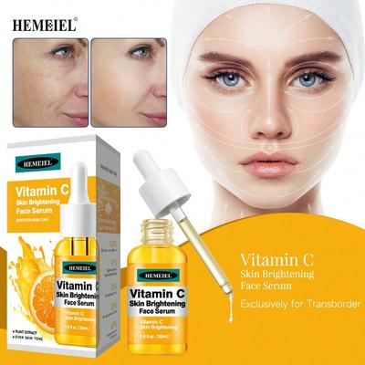 Vitamin C Brightening Essence 1PC Brightens Skin Nourishes Enhances Elasticity for Radiant Complexion