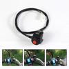 Off-road Motorcycle Headlight Modification Switch Red Start Flameout Horn Flashing Light Power ON-OFF Button for 22mm Handlebar