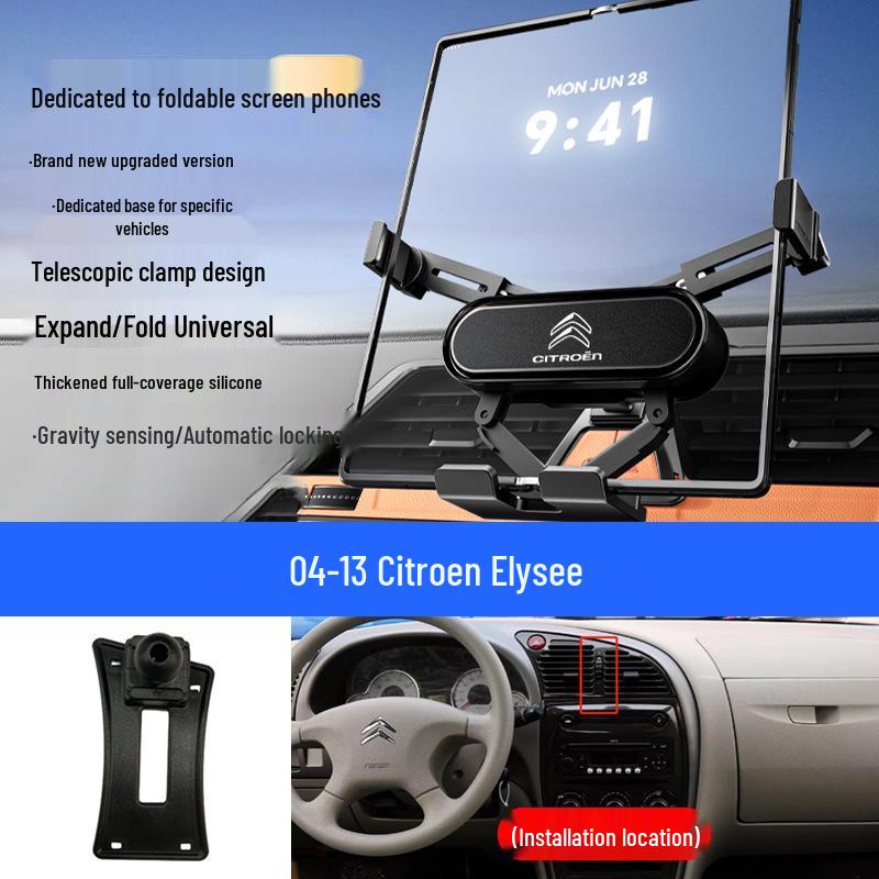 

Folding Phone Holder for Citroën Elysee, Tianyi, C5, Versailles C5X, C4L / C4 Sega Models
