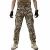 Outdoor Typo Pants Thin Breathable Men's Camouflage Pants Slim-fitting Trousers Military Fans Training Multi-bag Work Pants