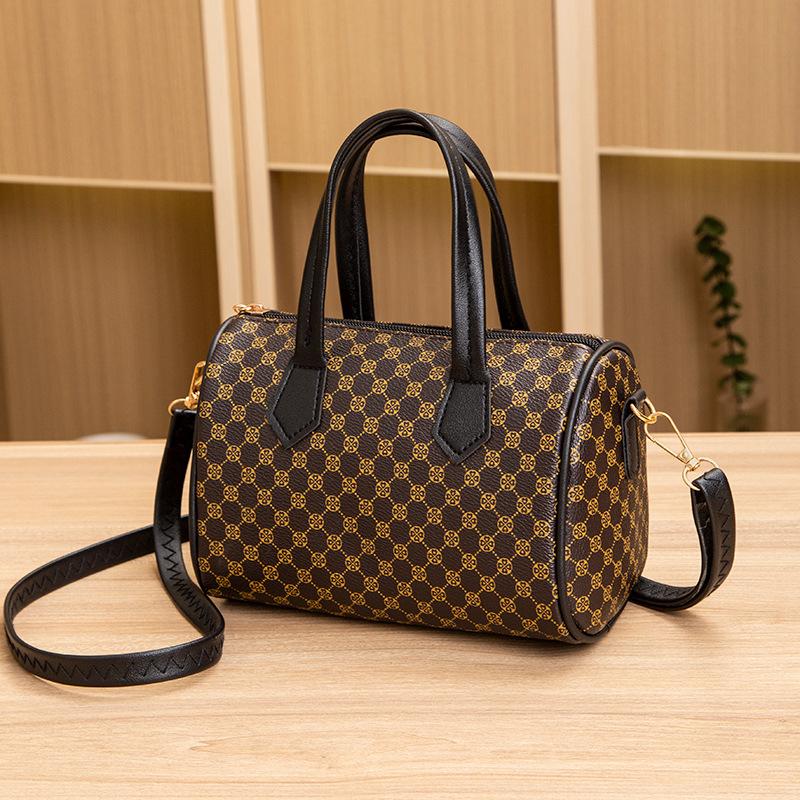 Women's bag 2025 new trend fashion casual printing mobile phone crossbody pillow bag diamond embroidered handbag