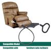 A96I-2Pcs Forlazy Boy Handle Cable Release Cable D Ring Parachute Style Lounger Release Cable Lounger Handle Replacement