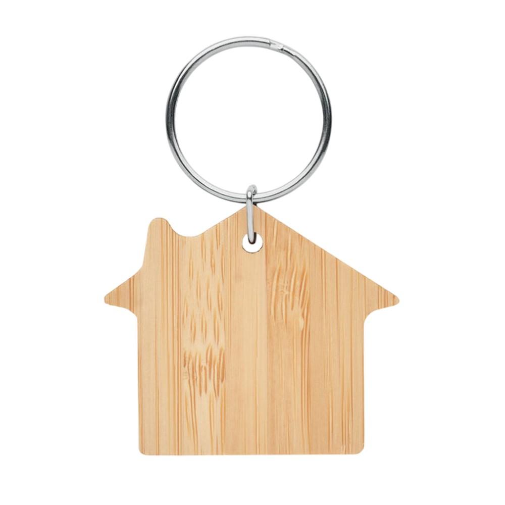 MidOcean HouseBoo House Bamboo Keyring