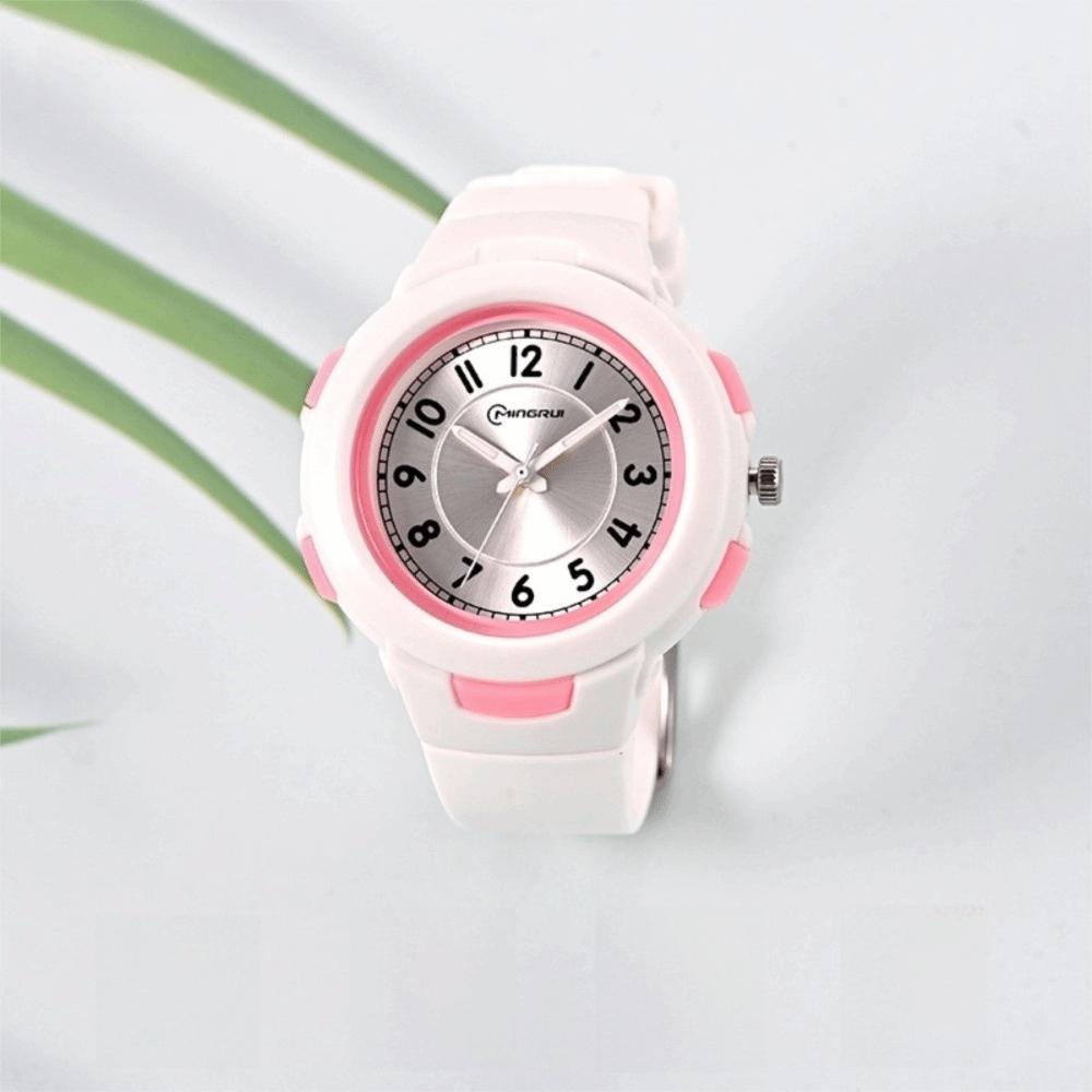 New 30M Waterproof Quartz Watch Casual PU Strap Digital Watch Wristwatches Student