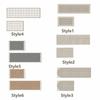2Pcs/Set Durable Bathroom Mat Non-Slip Long Floor Mat Simple Stripes Bath Rug  Home Decoration