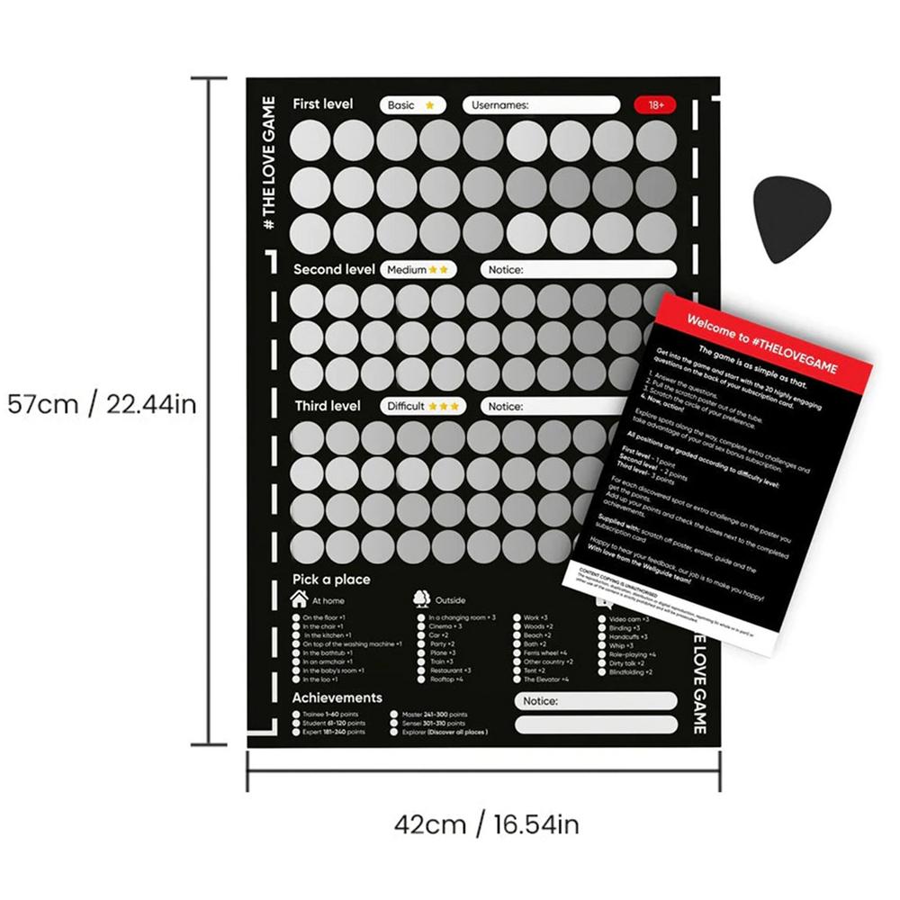 

100 Things To Do Between Couples Scratch Off Posters Couples Games 100 Dates Ideas Scratch Off List Valentine s Date Night Gifts