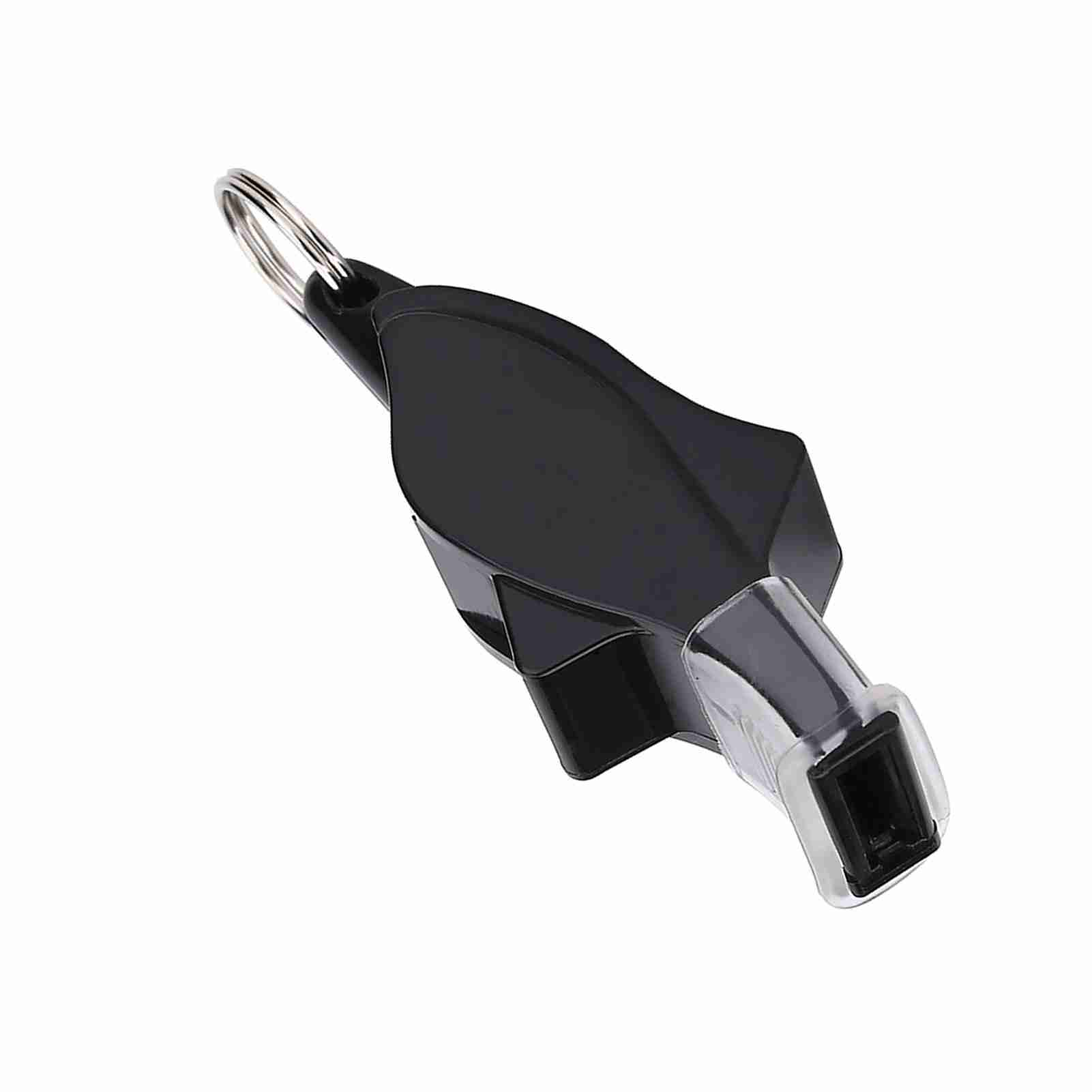 

4 Colors Basketball Football Soccer Referee Whistle Emergency Survival Lifesaving Whistles Black