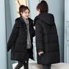 Jachetă de iarnă Parka de damă Palton lung de puf Îmbrăcăminte de zăpadă Îmbrăcăminte exterioară pentru femeie cu glugă Parka căptușită din bumbac impermeabil